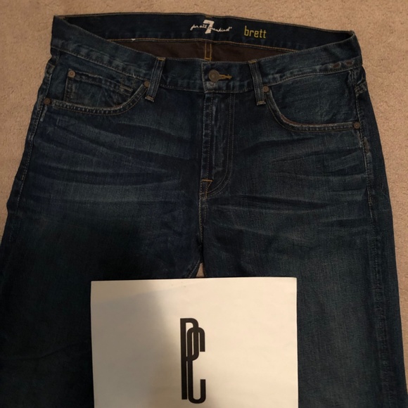7 For All Mankind "Brett" Jeans - Picture 3 of 5